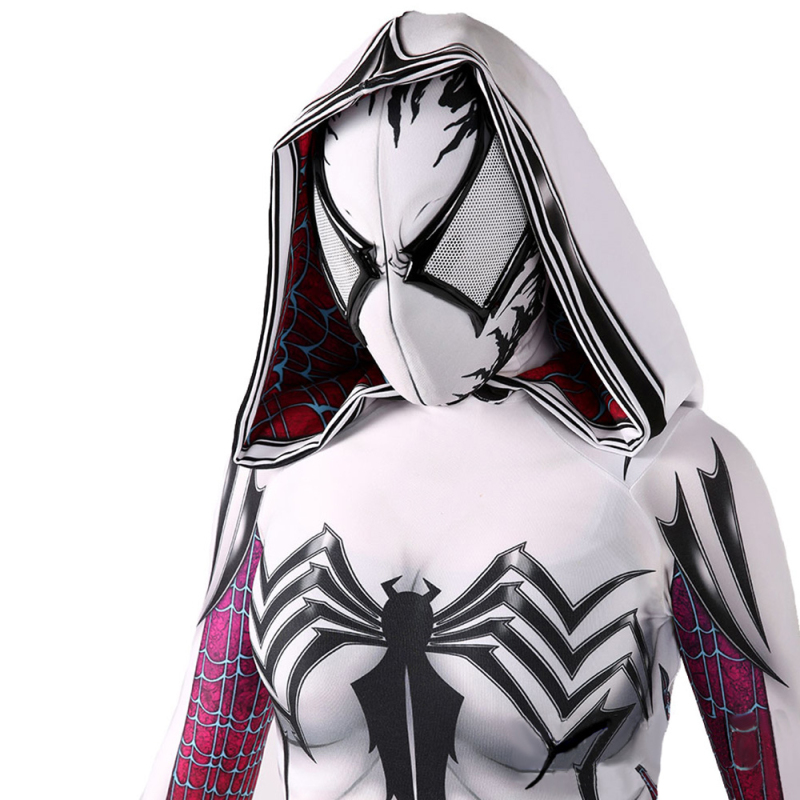Anti-Gwenom Spider-Gwen Venom Symbiote Cosplay Costume Adults Kids