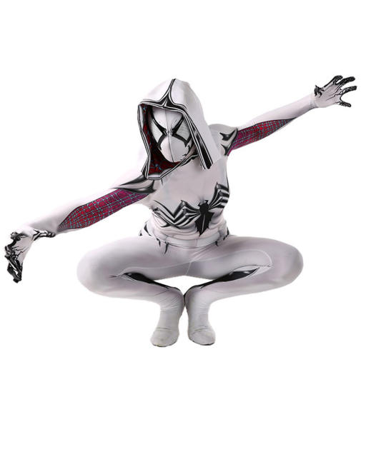 Anti-Gwenom Spider-Gwen Venom Symbiote Cosplay Costume Adults Kids
