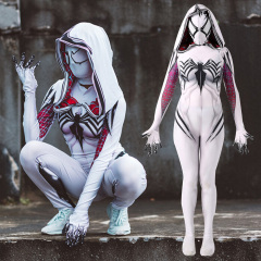 Anti-Gwenom Spider-Gwen Venom Symbiote Cosplay Costume Adults Kids