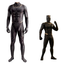 Black Panther Erik Killmonger Cosplay Costume Adult Kids