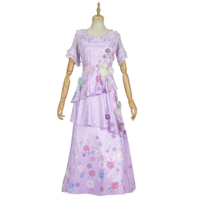 Adults Disney Encanto Isabela Madrigal Cosplay Dress