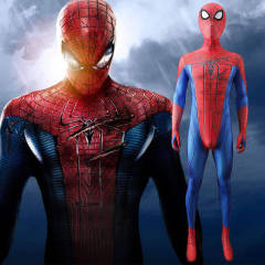 The Amazing Spider-Man 2012 Peter Parker Cosplay Jumpsuit with Detachable Mask