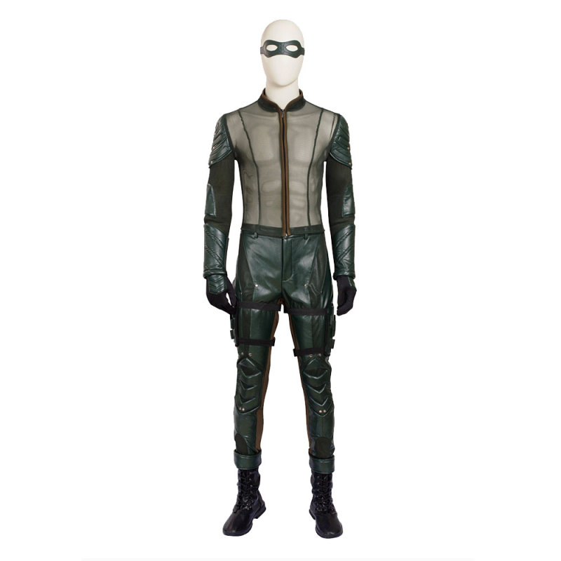 Green Arrow Season 5 Oliver Queen Cosplay Costume