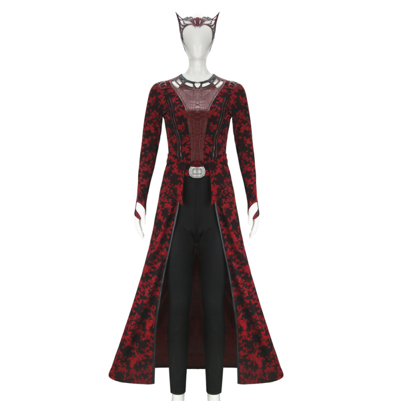 Doctor Strange Wanda Maximoff Scarlet Witch Cosplay Costume New Edition