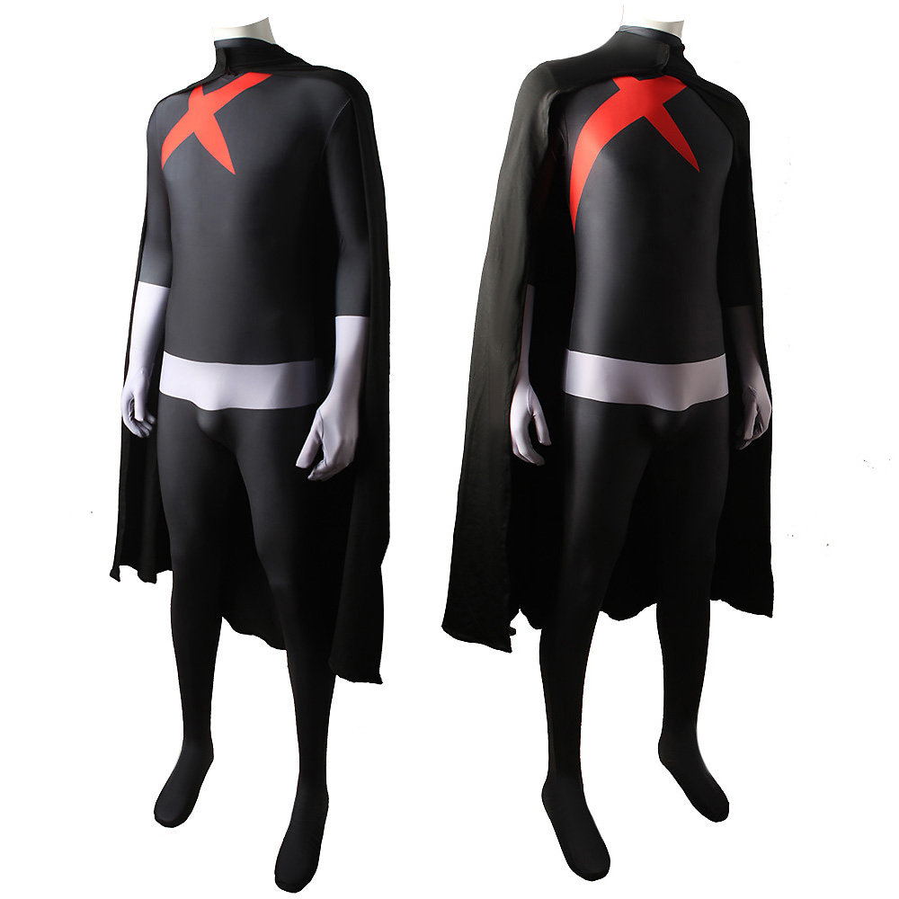 Hallowcos Red X Cosplay Costume Teen Titans with Removable Mask