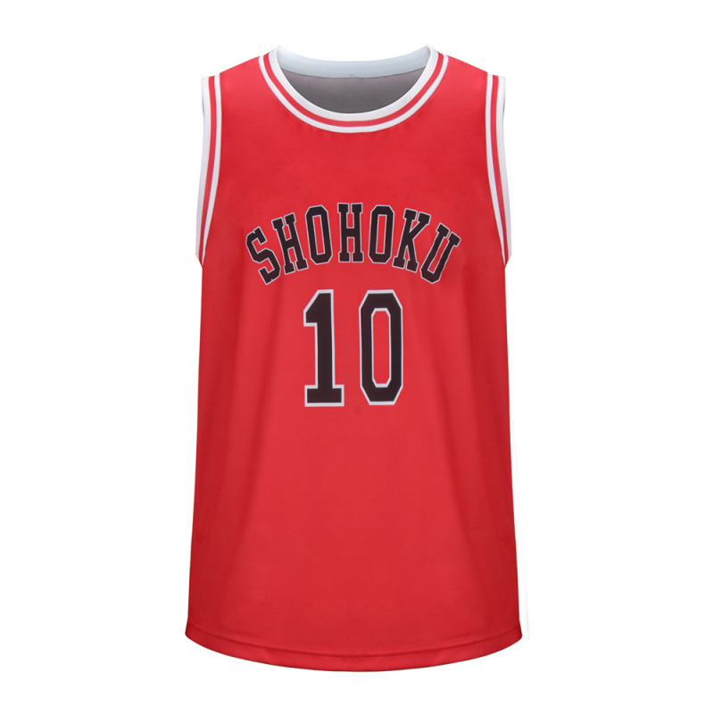 Hanamichi Sakuragi Jersey Slam Dunk Shohoku 10 T-shirt