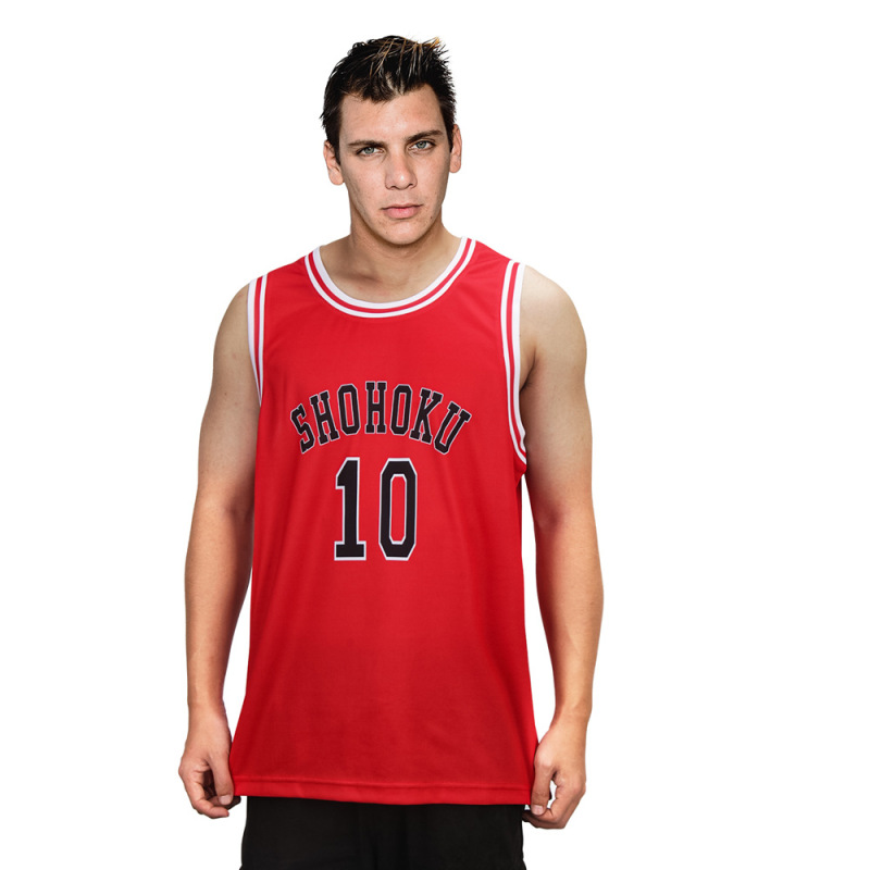 Hanamichi Sakuragi Jersey Slam Dunk Shohoku 10 T-shirt