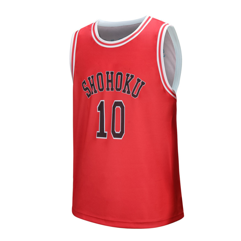 Hanamichi Sakuragi Jersey Slam Dunk Shohoku 10 T-shirt