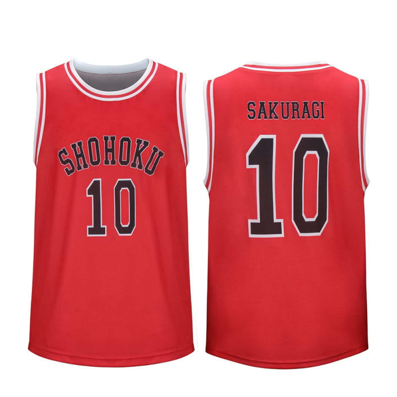 Hanamichi Sakuragi Jersey Slam Dunk Shohoku 10 T-shirt