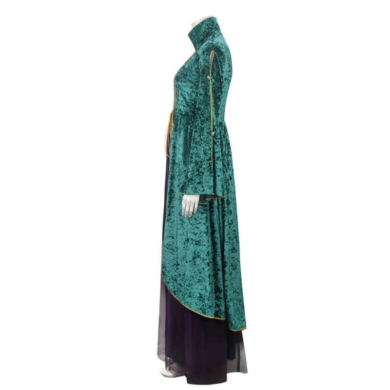 Winifred Sanderson Dress Hocus Pocus Cosplay Costume