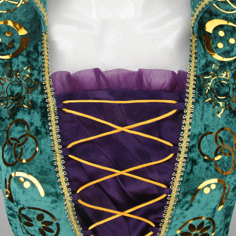 Winifred Sanderson Dress Hocus Pocus Cosplay Costume