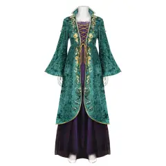 Winifred Sanderson Dress Hocus Pocus 2 Cosplay Costume ( Ready to Ship )