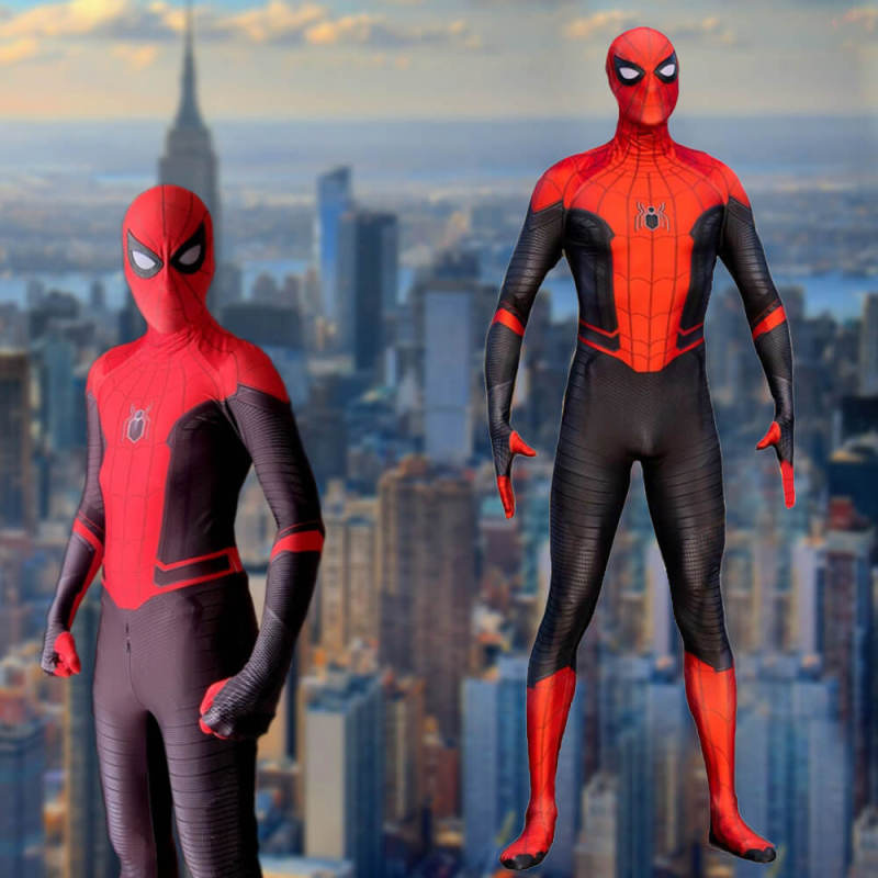 Spider-Man Far From Home Peter Park Cosplay Costume Kids Adults