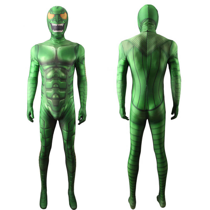 Green Goblin Costume with Detachable Mask Spider-Man No Way Home Cosplay