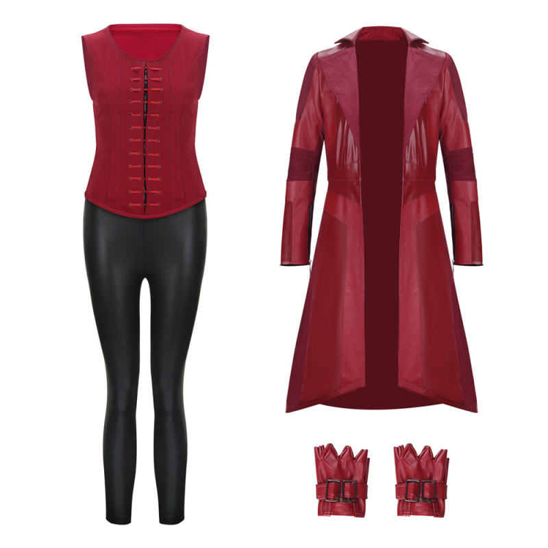 Scarlet Witch Cosplay Costume Captain America Civil War Wanda Maximoff