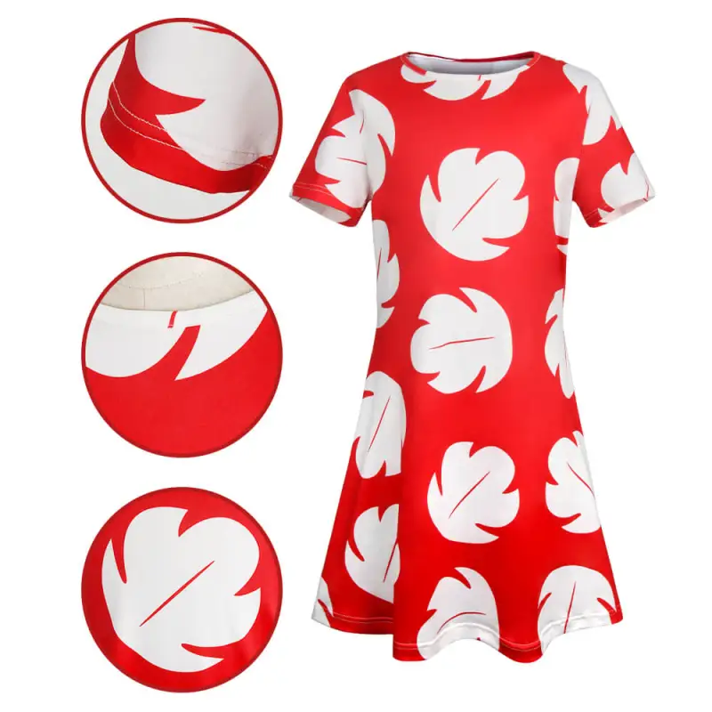 Kids Lilo Pelekai Cosplay Dress Lilo & Stitch