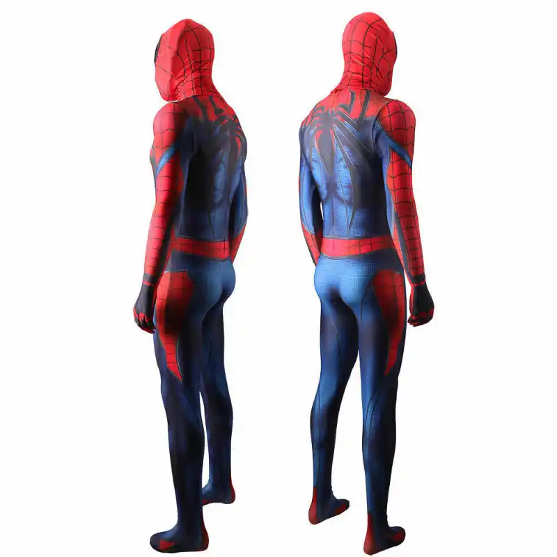 Marvel's Spider-Man 2 Advanced Suit with Black Symbol Cosplay Costume