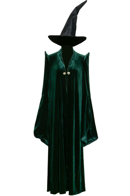 Professor Minerva McGonagall Robe With Hat Harry Potter