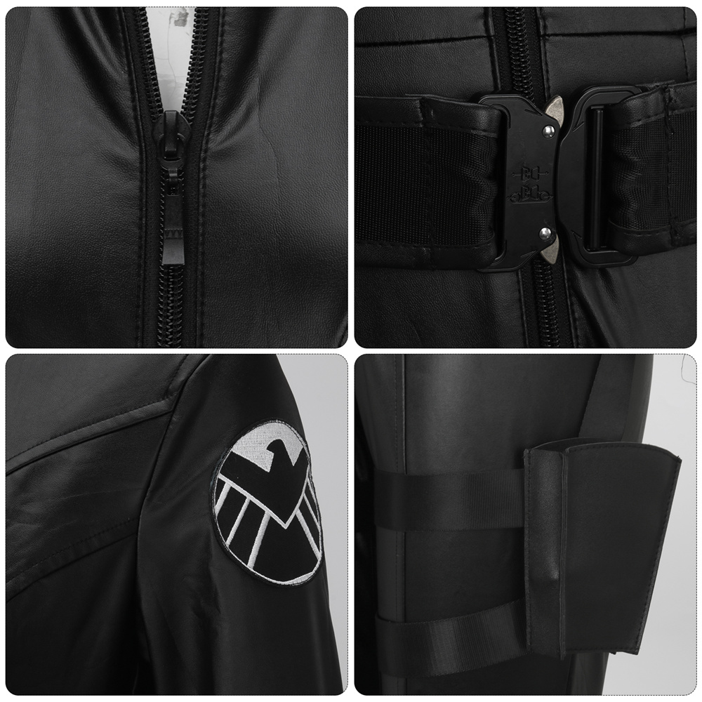 Natasha Romanoff Black Outfit Cosplay Costume