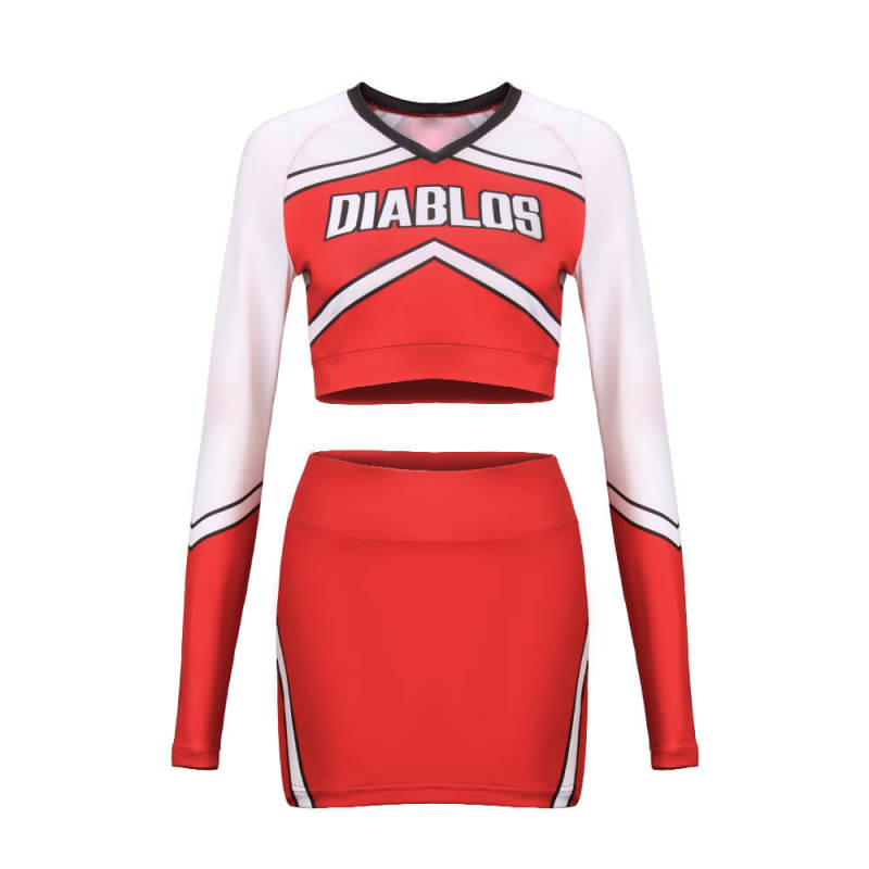 Bring It On: Cheer or Die DIABLOS Cheerleader Uniform Red