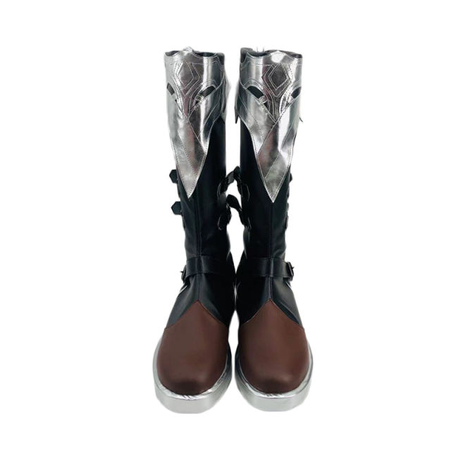 Genshin impact Diluc Red Dead of Night Style Cosplay Boots