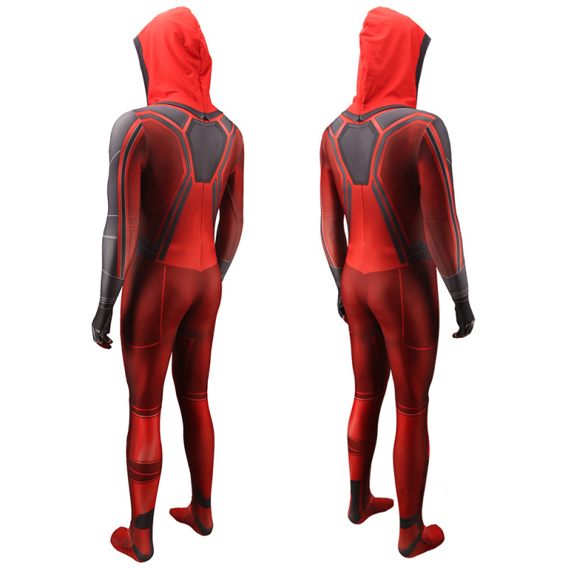 Miles Morales Crimson Cowl Suit Cosplay Marvel's Spider-Man PS5