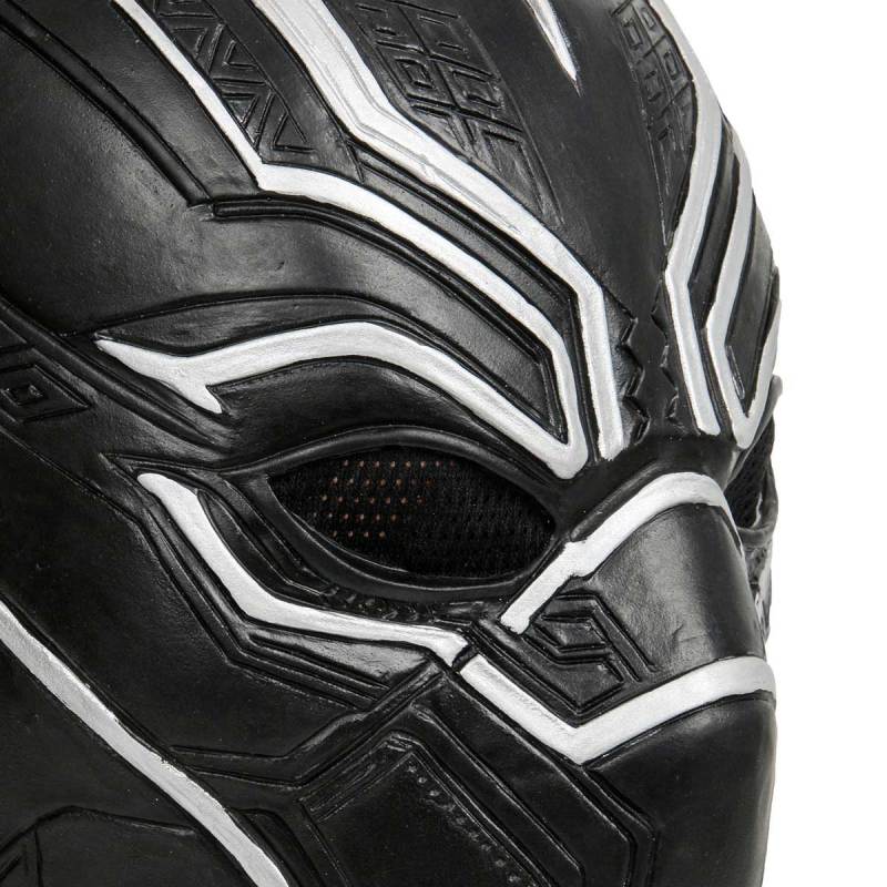 Black Panther T'Challa Cosplay Mask for Adults