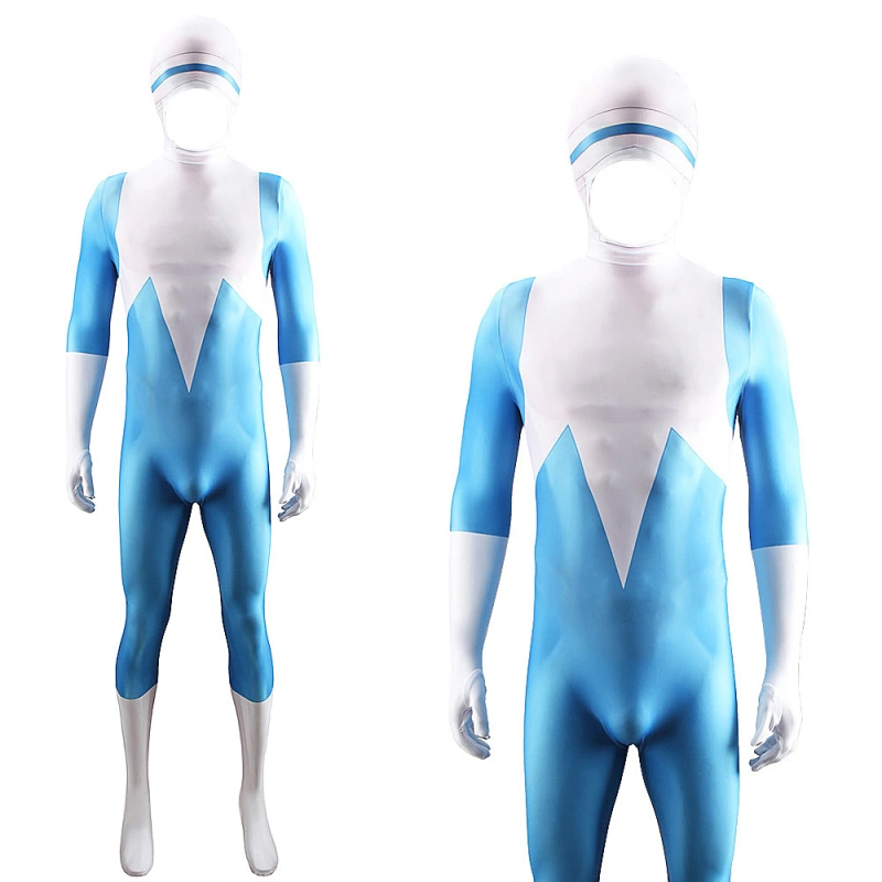 The Incredibles 2 Frozone Cosplay Costume Adults Kids