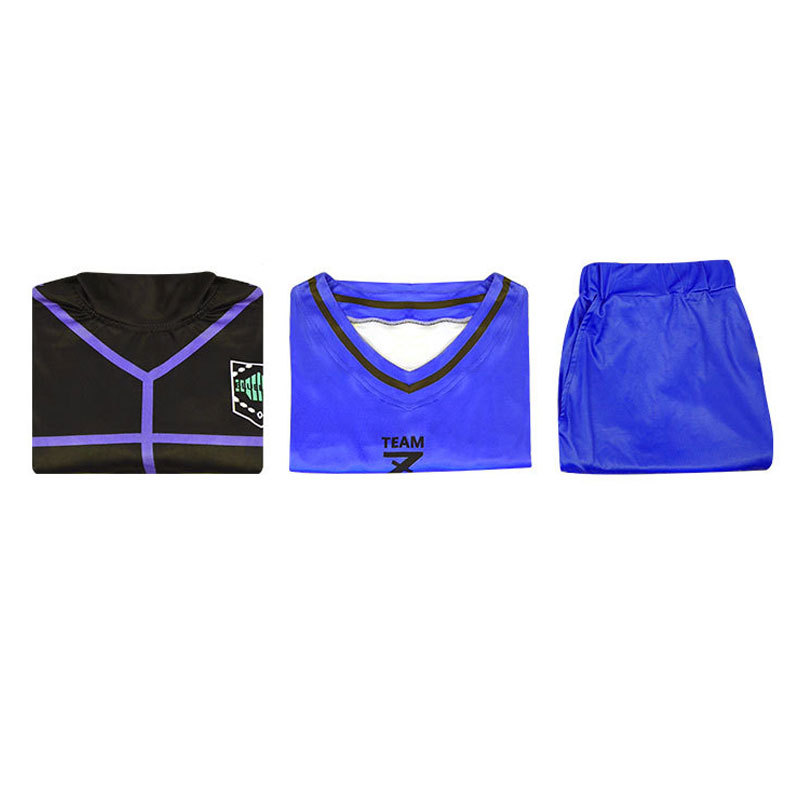 Anime Blue Lock Football Jersey Yoichi Isagi Cosplay Costume