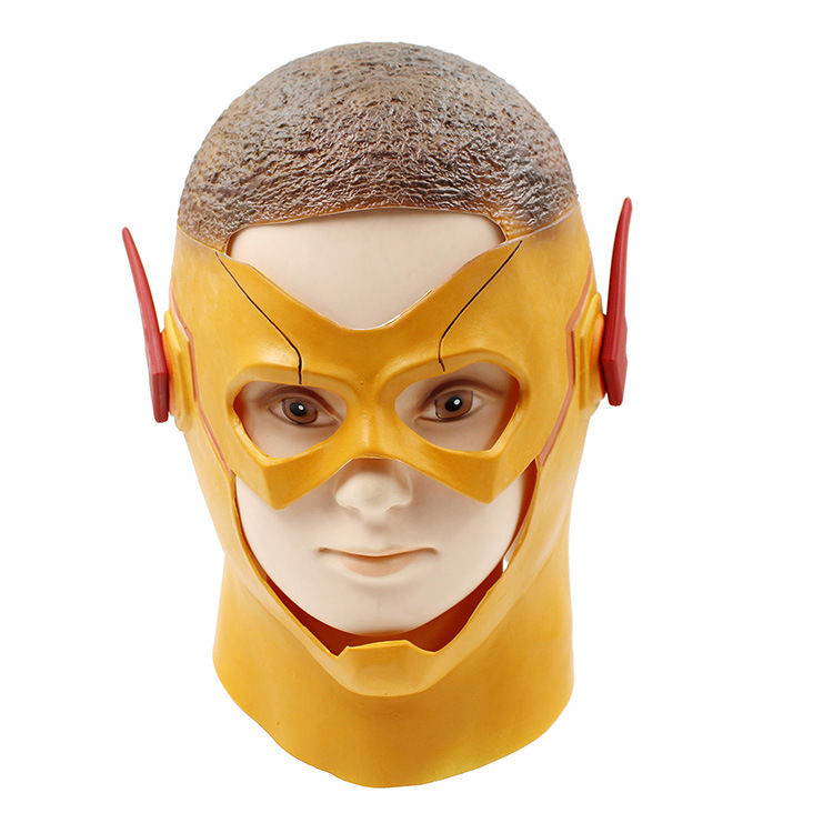 Kid Flash Wally West Cosplay Mask for Adults The Flash Season 3
