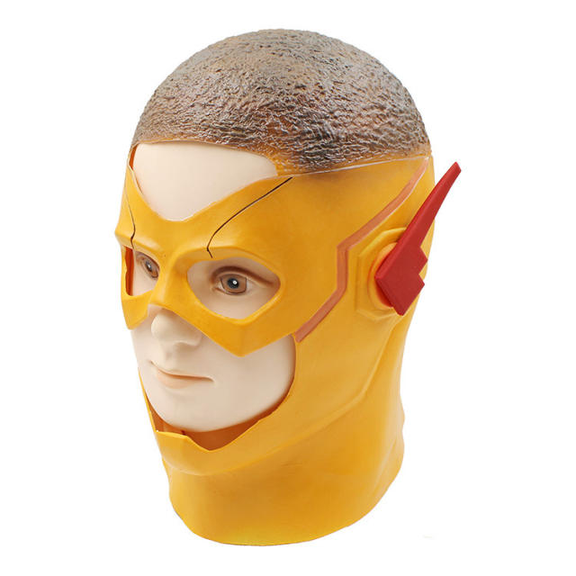 Kid Flash Wally West Cosplay Mask for Adults The Flash Season 3