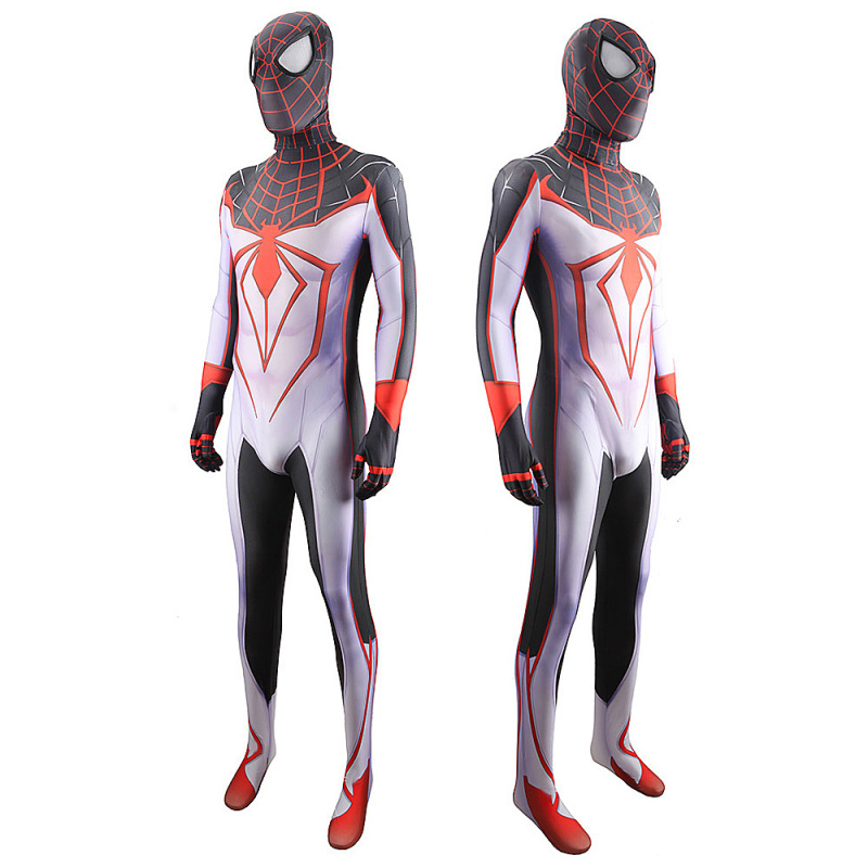 Spiderman Miles Morales Track Suit Cosplay Costume PS5 Adults Kids