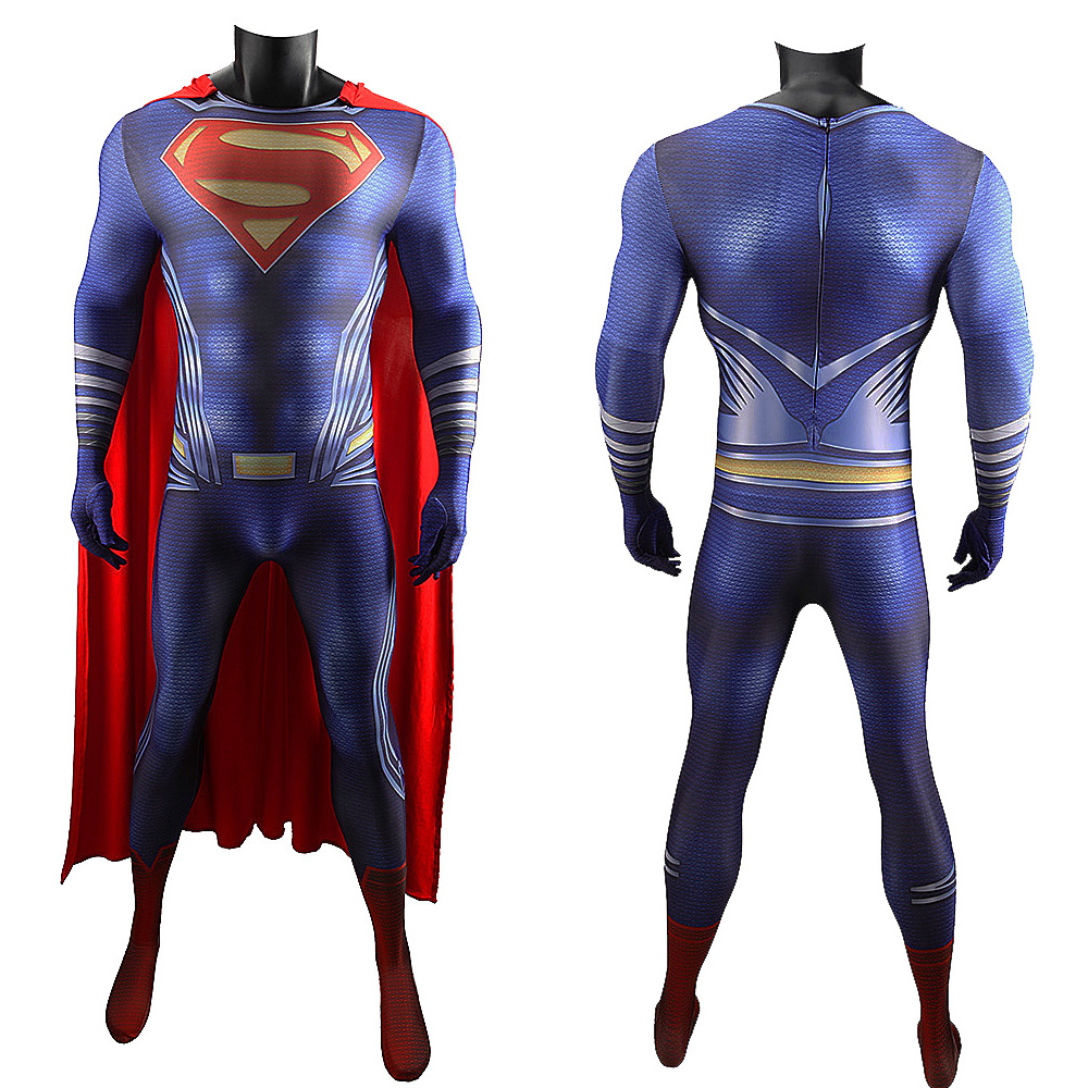 Man Of Steel 2 Superman Clark Kent Cosplay Costume