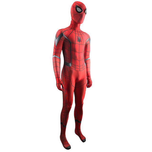 Homecoming Scarlet Spiderman Cosplay Costume Adults Kids