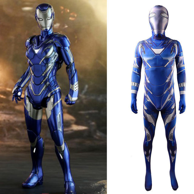 Iron Man Pepper Potts Rescue Armor Cosplay Jumpsuit Adults Kids Avengers: Endgame