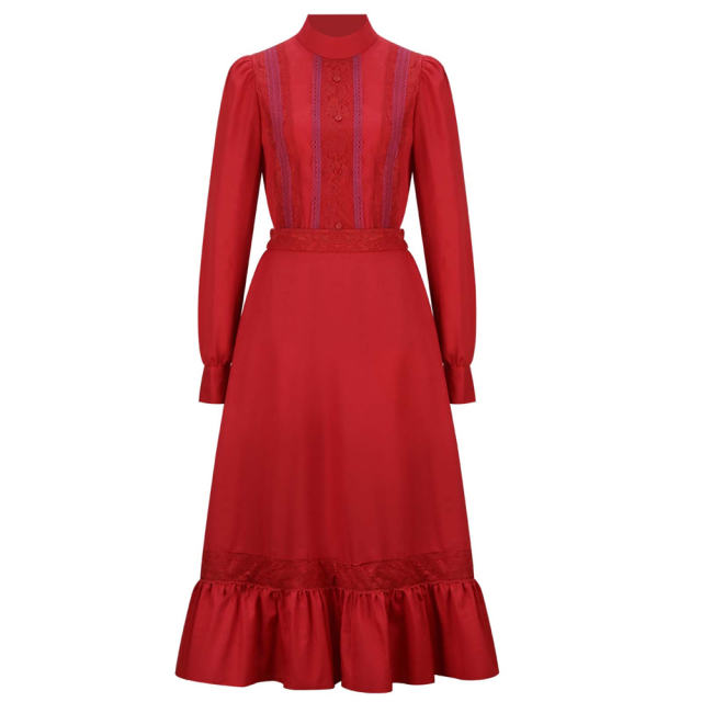 Pearl Movie Cosplay Costume Red Dress