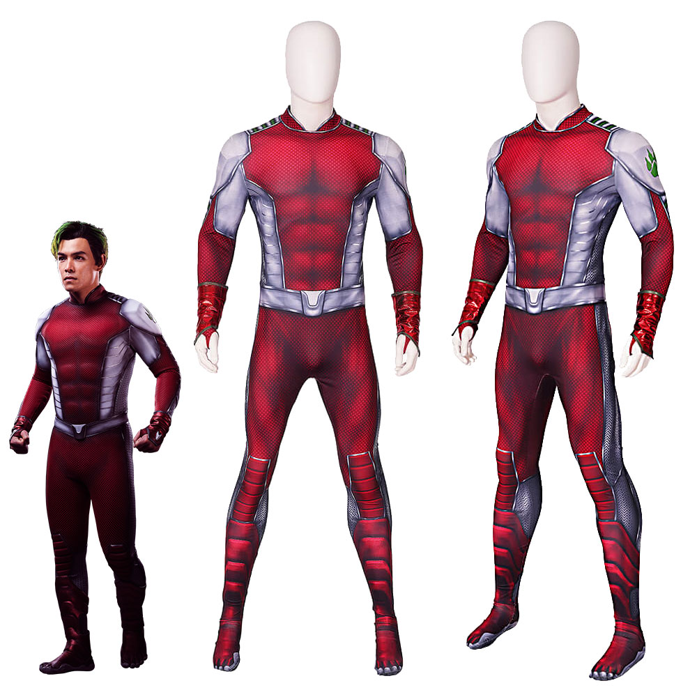 Beast Boy Costume New Titans Season 4 Cosplay Jumpsuit