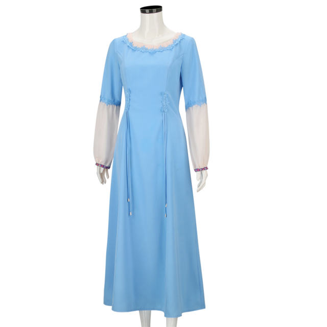 Alicent Hightower Young Cosplay Costume Blue Dress House of the Dragon
