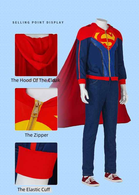 Superboy Jonathan Kent Cosplay Costume Battle Of The Super Sons 5079