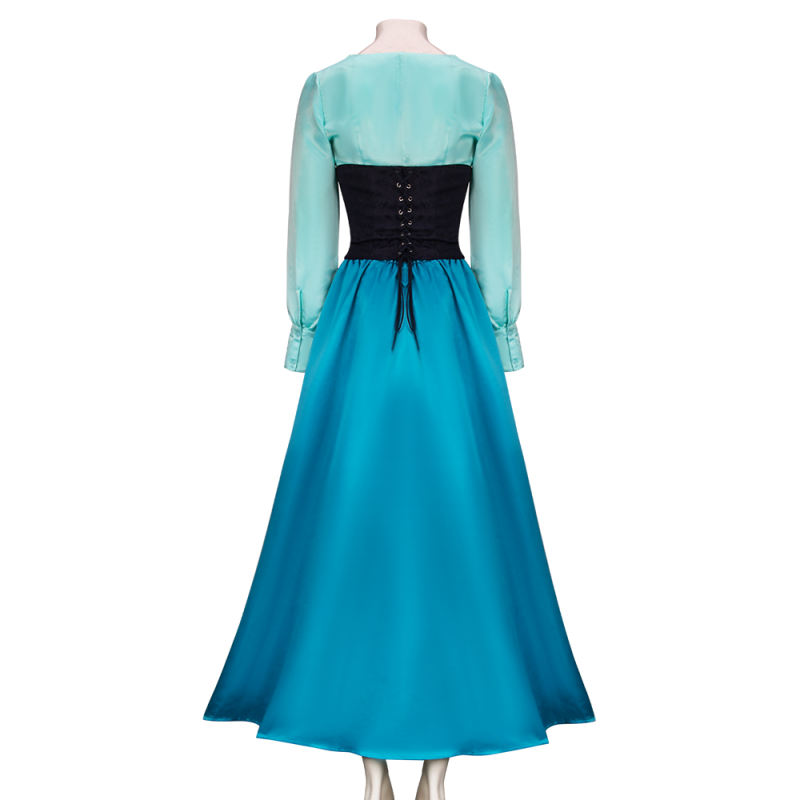 The Little Mermaid Ariel Blue Dress Cosplay Costume (SXL Ready to Ship)