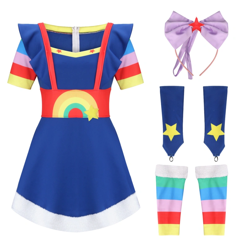  Adult Plus Size Rainbow Brite Costume Women's Rainbow Brite  Costume 1X : Clothing, Shoes & Jewelry
