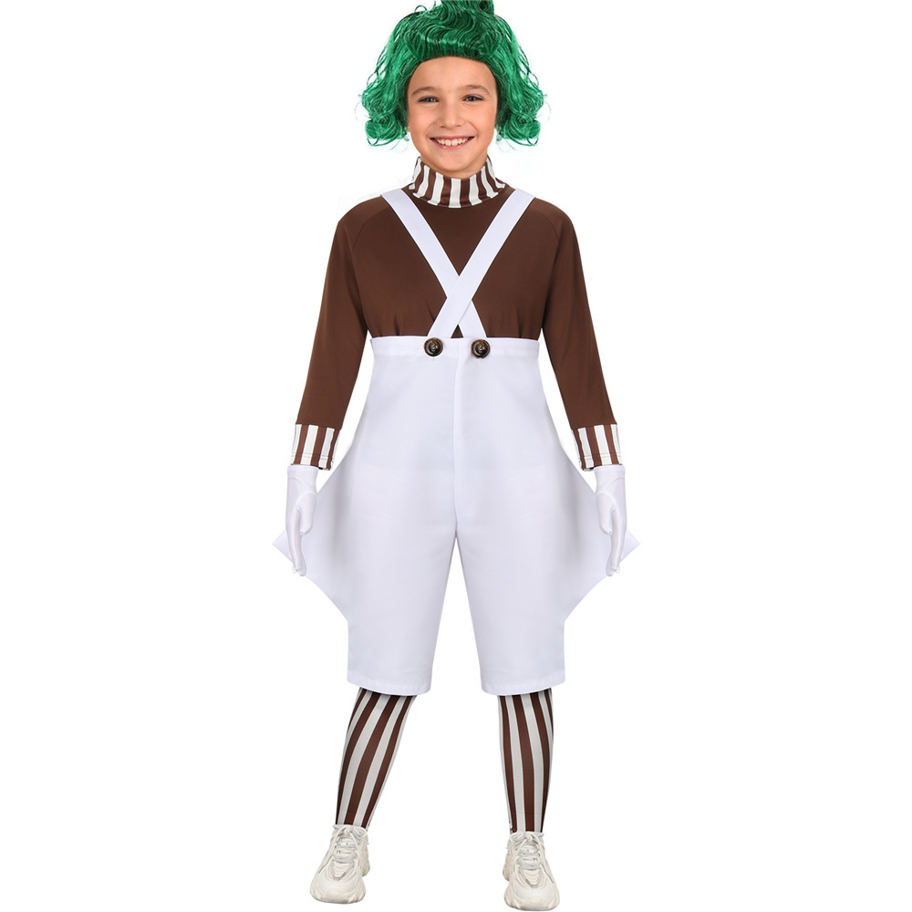 Oompa Loompa Kids Costume Charlie and the Chocolate Factory
