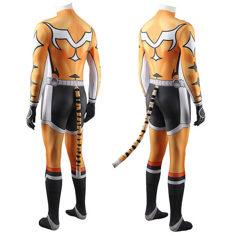 Live A Hero Ryekie Cosplay Costume Adults Kids Drunken Tiger