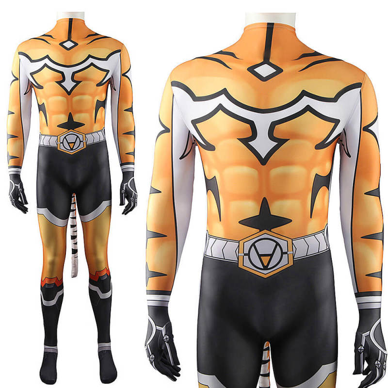 Live A Hero Ryekie Cosplay Costume Adults Kids Drunken Tiger