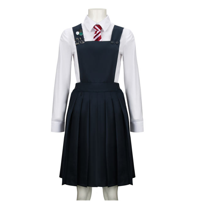 Matilda The Musical Red-Beret Girl Cosplay Costume for Women