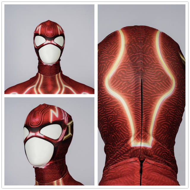 The Flash Barry Allen Cosplay Costume with Detachable Mask DC Comics