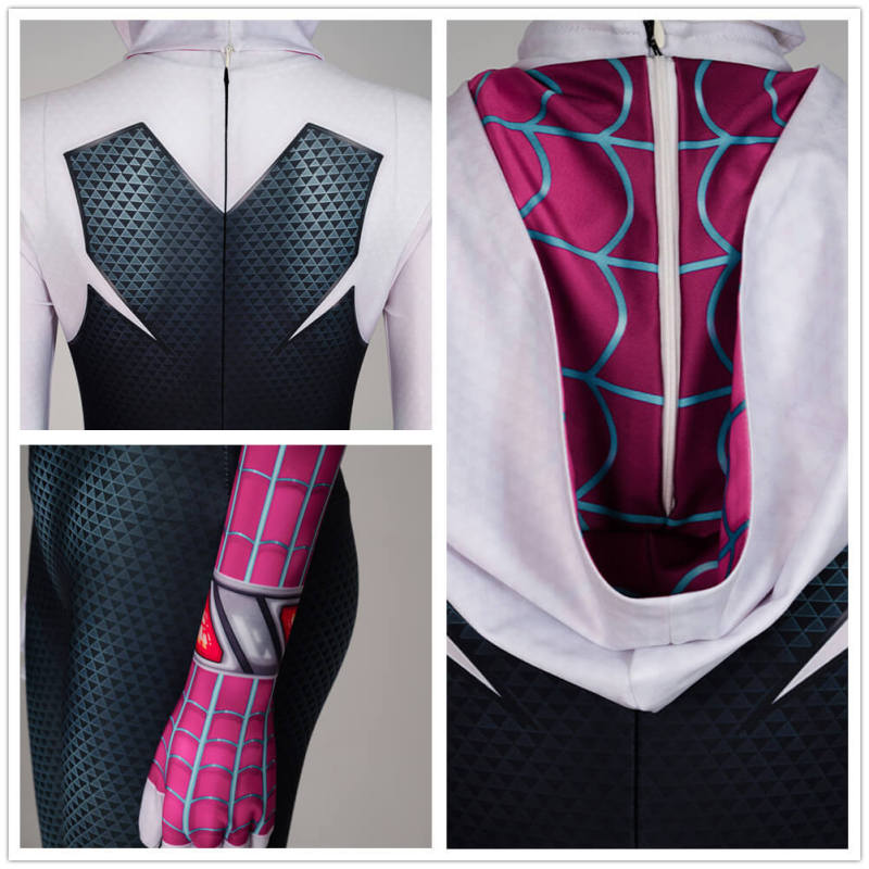 Spider-Gwen Stacy Costume Cosplay Spider-Man: Across the Spider-Verse