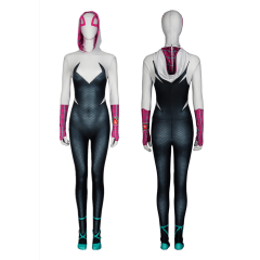 Across the Spider-Verse Spider-Gwen Stacy Costume Spider-Man Cosplay