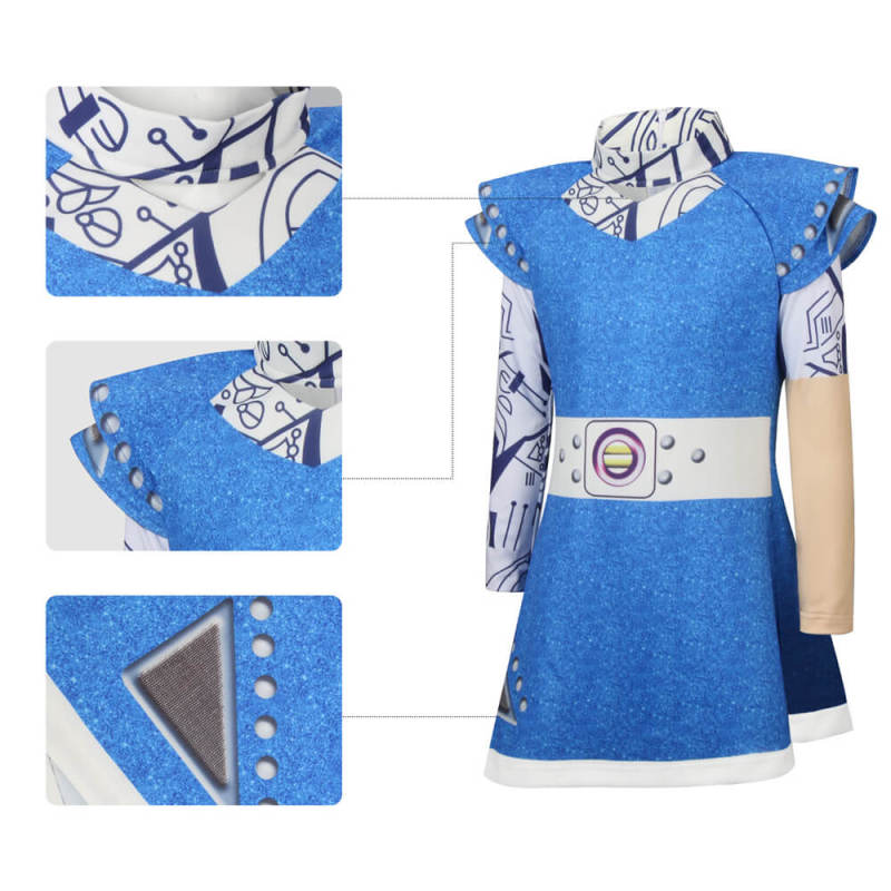 Zombies 3 Addison Alien Dress Kids Cosplay Costume