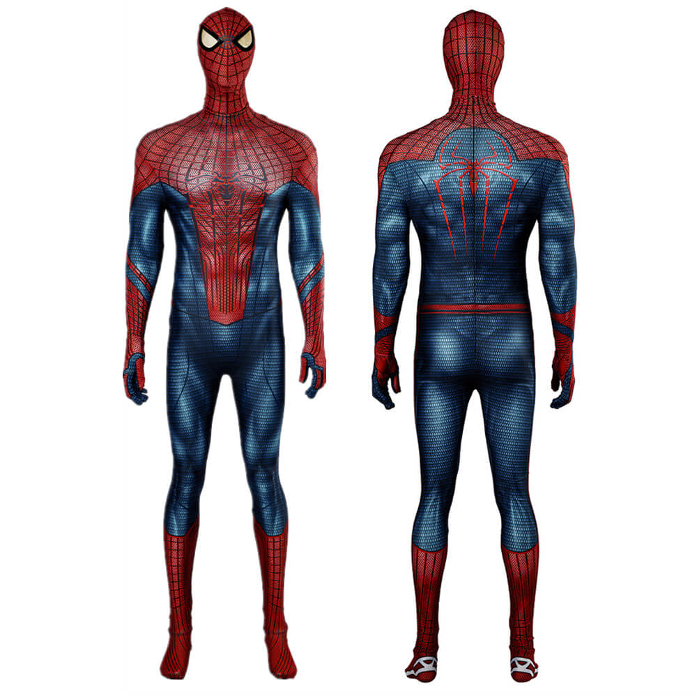 The Amazing Spider-Man 1 Cosplay Costume Yellow Lenses Hallowcos